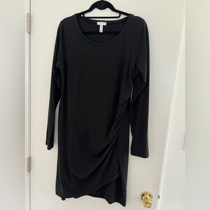 Leith Classic Black Long Sleeve Dress